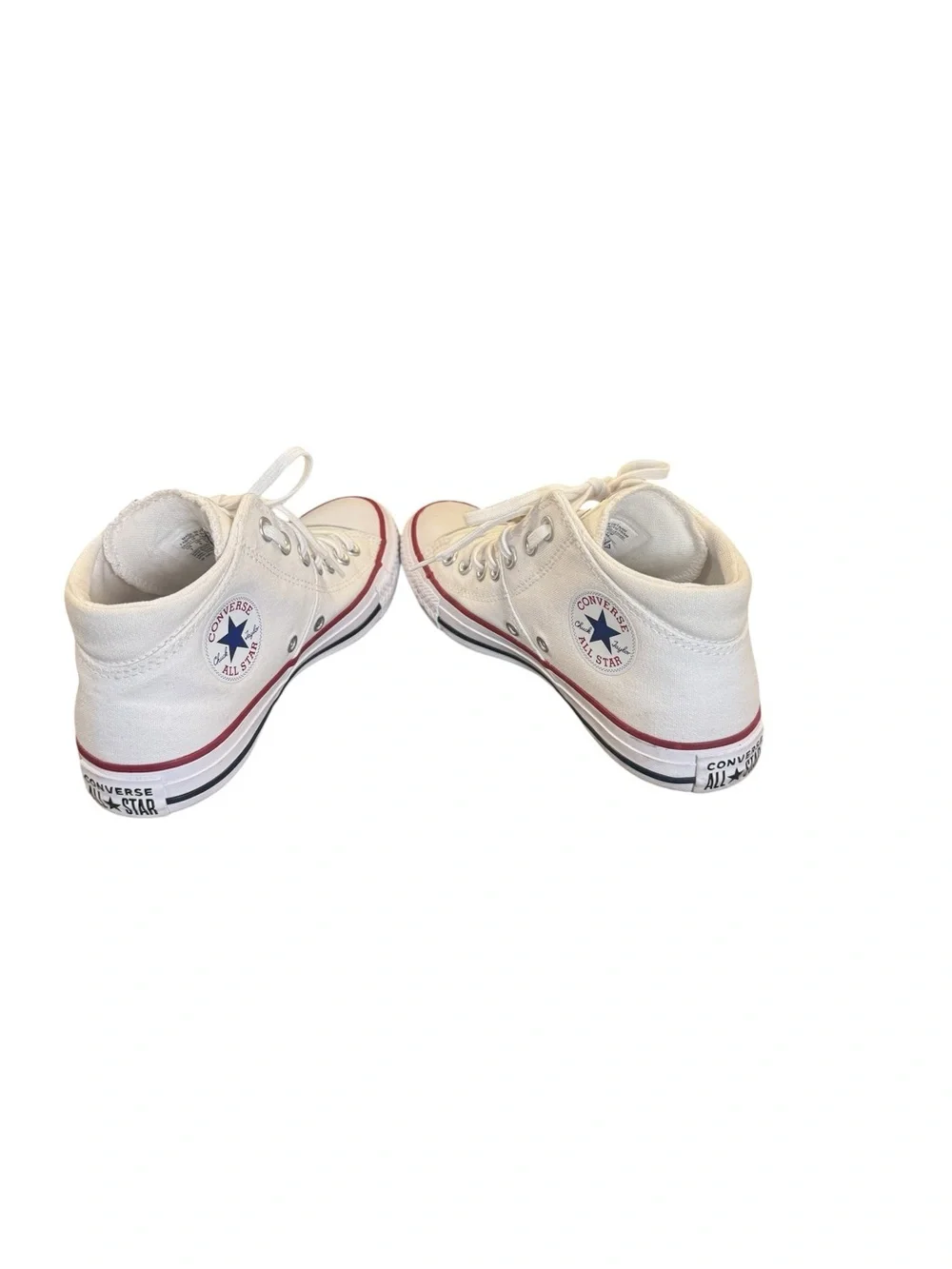 Converse Chuck Taylor All Star High Top White Canvas Sneakers Women’s 7
